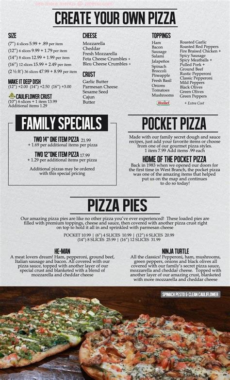 g&s pizza menu|Google .